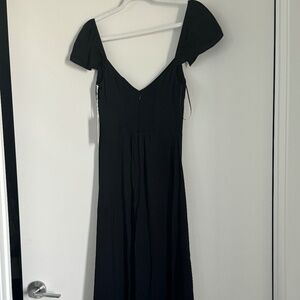 NWT Reformation Baxley Dress Black Size 4